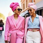 바비와 관련된 음악 - **Prompt 1: "Barbiecore Glam in the City"**
    A group of three confident and stylish young Arab wo...