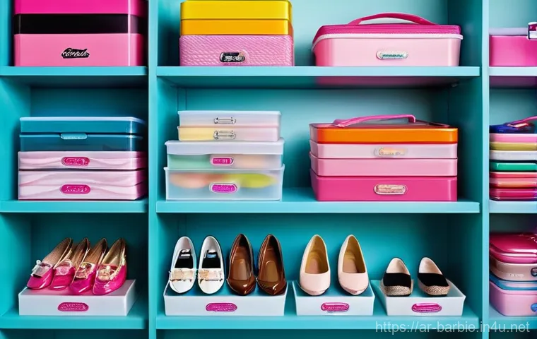 바비인형 컬렉션 관리법 - **Prompt:** A close-up shot of a collector's hands gently washing a vintage Barbie doll's hair. The ...